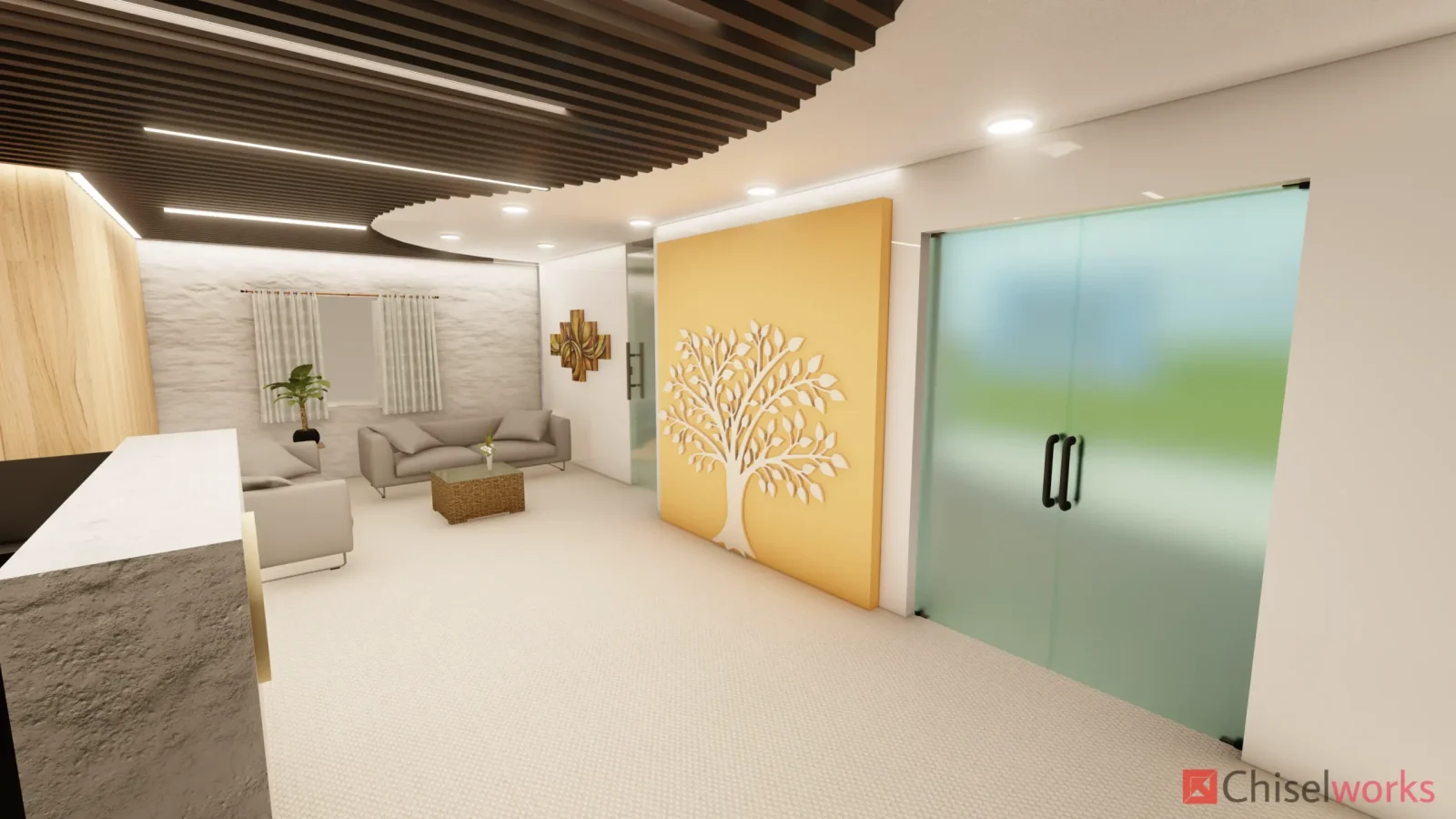 Trend india- Reception area option 2_3 - Photo